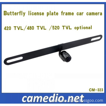 Universal License Plate Back up Camera with Butterfly Camera Head
